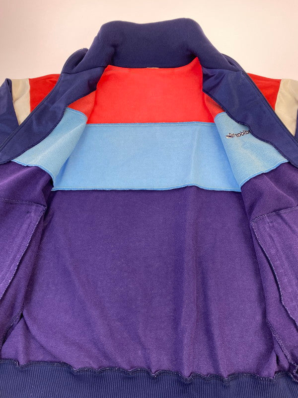 【中古品】【メンズ】 ADIDAS アディダス 80S 90S TRACK JACKET 80年代〜90年代 トラックジャケット ジャージ メンズ 146-260427-KS-23-min カラー：ブルー/レッド 万代Net店