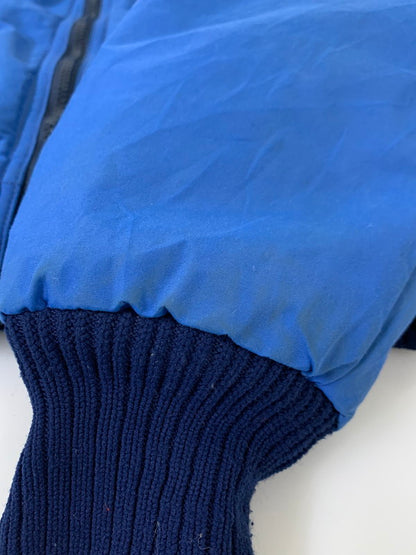 【現状渡し品】【メンズ】 PATAGONIA パタゴニア 80S デカタグ SHELLED SYNCHILLA JACKET 1980年代 シェルド シンチラ ジャケット メンズ アウター 144-260421-KS-22-min カラー：ブルー 万代Net店