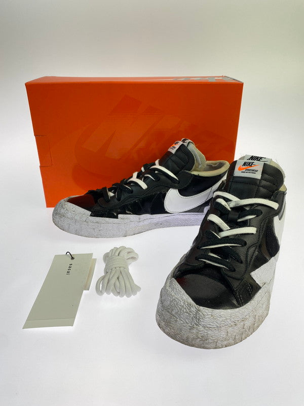 【現状渡し品】【メンズ】 NIKE ナイキ BLAZER LOW SACAI DM6443-001 ブレーザー ロー サカイ 靴 シューズ スニーカー SNEAKER 160-260422-KS-03-min サイズ：27.5cm US9.5 カラー：ブラック 万代Net店