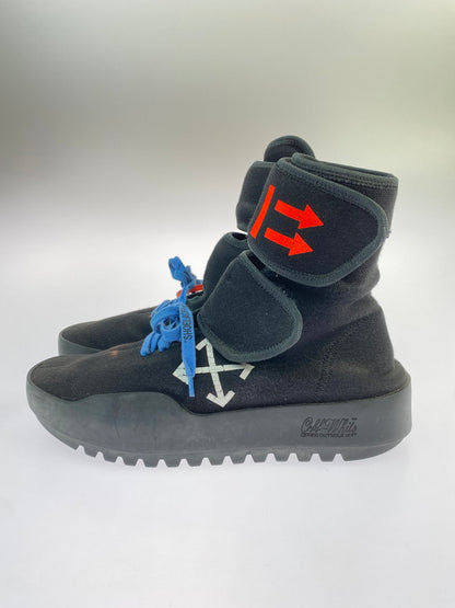 【中古品】【メンズ】 OFF-WHITE オフホワイト MOTO WRAP モト ラップ OMIA108F18B83001 1001 靴 シューズ スニーカー SNEAKER 162-260422-KS-27-min サイズ：EU42 US8.5 カラー：ブラック 万代Net店