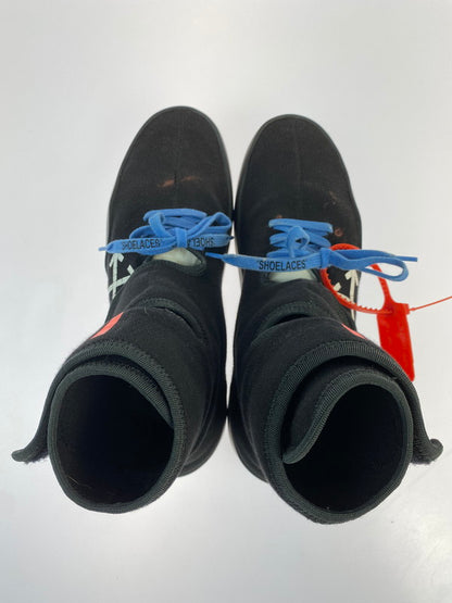【中古品】【メンズ】 OFF-WHITE オフホワイト MOTO WRAP モト ラップ OMIA108F18B83001 1001 靴 シューズ スニーカー SNEAKER 162-260422-KS-27-min サイズ：EU42 US8.5 カラー：ブラック 万代Net店