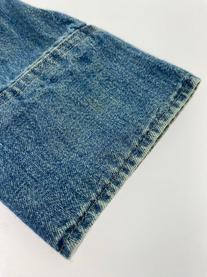 【中古品】【メンズ】 BIG MAC ビッグマック 90S DENIM L S SHIRT デニム ロングスリーブ 長袖シャツ 146-260604-AS-30-min サイズ：REGULAR カラー：ブルー 万代Net店