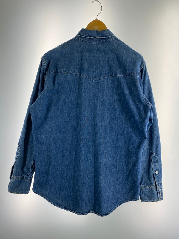 【中古品】【メンズ】 BIG MAC ビッグマック 90S DENIM L S SHIRT デニム ロングスリーブ 長袖シャツ 146-260604-AS-30-min サイズ：REGULAR カラー：ブルー 万代Net店
