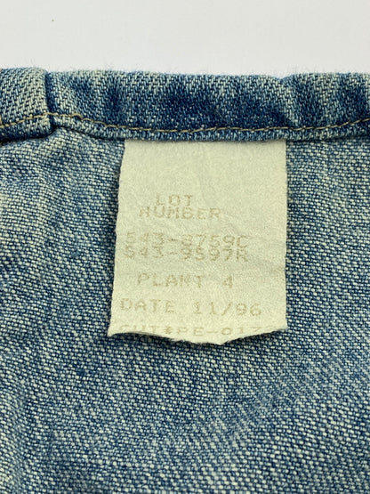 【中古品】【メンズ】 BIG MAC ビッグマック 90S DENIM L S SHIRT デニム ロングスリーブ 長袖シャツ 146-260604-AS-30-min サイズ：REGULAR カラー：ブルー 万代Net店