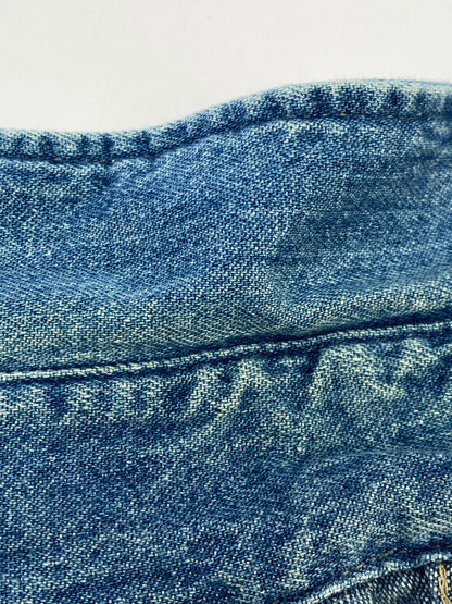 【中古品】【メンズ】 BIG MAC ビッグマック 90S DENIM L S SHIRT デニム ロングスリーブ 長袖シャツ 146-260604-AS-30-min サイズ：REGULAR カラー：ブルー 万代Net店
