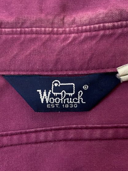 【中古品】【メンズ】 WOOLRICH ウールリッチ 80-90S シャモアクロスシャツ 80年代 90年代 メンズ 長袖 シャツ トップス 144-260524-em-26-min サイズ：L カラー：レッドパープル 万代Net店