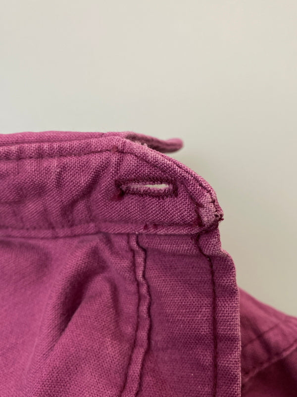 【中古品】【メンズ】 WOOLRICH ウールリッチ 80-90S シャモアクロスシャツ 80年代 90年代 メンズ 長袖 シャツ トップス 144-260524-em-26-min サイズ：L カラー：レッドパープル 万代Net店