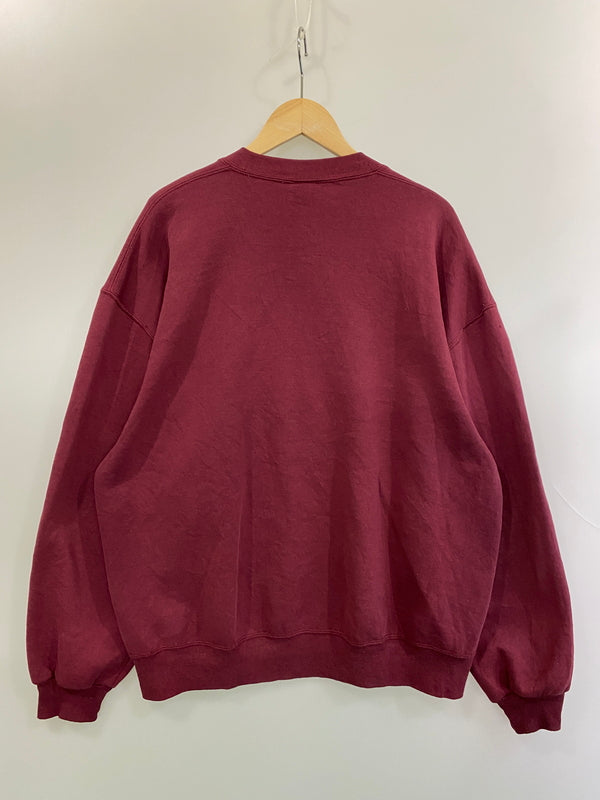 【現状渡し品】【レディース】 RUSSELL ATHLETIC ラッセルアスレチック 90S SWEATSHIRT 90年代 スウェットシャツ トレーナー メンズ 長袖 トップス ヴィンテージ 146-260524-em-25-min サイズ：XL カラー：ワインレッド 万代Net店