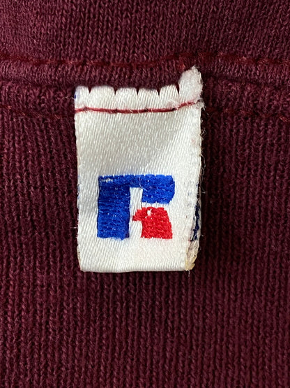 【現状渡し品】【レディース】 RUSSELL ATHLETIC ラッセルアスレチック 90S SWEATSHIRT 90年代 スウェットシャツ トレーナー メンズ 長袖 トップス ヴィンテージ 146-260524-em-25-min サイズ：XL カラー：ワインレッド 万代Net店
