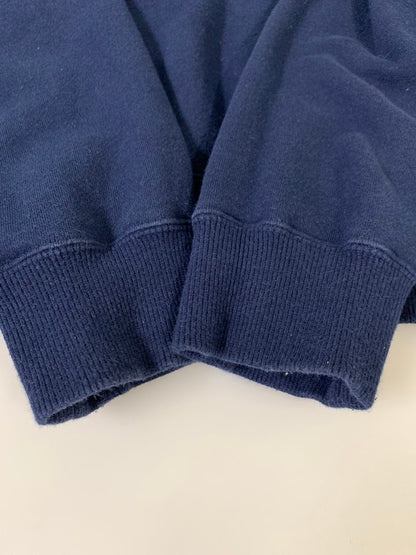 【中古品】【メンズ】 UNIFORM EXPERIMENT ユニフォームエクスペリメント FRAGMENT DESIGN SWEAT SHIRT UE-230002 23SS フラグメントデザイン スウェットシャツ 長袖 トレーナー メンズ トップス 142-260424-em-25-min カラー：ネイビー 万代Net店