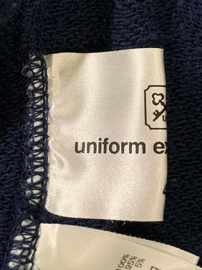 【中古品】【メンズ】 UNIFORM EXPERIMENT ユニフォームエクスペリメント FRAGMENT DESIGN SWEAT SHIRT UE-230002 23SS フラグメントデザイン スウェットシャツ 長袖 トレーナー メンズ トップス 142-260424-em-25-min カラー：ネイビー 万代Net店