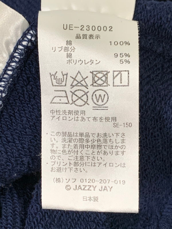 【中古品】【メンズ】 UNIFORM EXPERIMENT ユニフォームエクスペリメント FRAGMENT DESIGN SWEAT SHIRT UE-230002 23SS フラグメントデザイン スウェットシャツ 長袖 トレーナー メンズ トップス 142-260424-em-25-min カラー：ネイビー 万代Net店