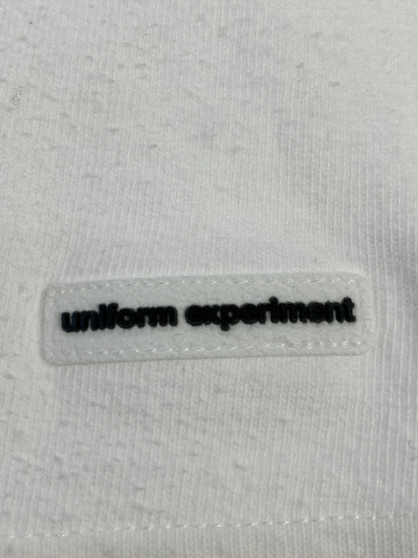 【中古品】【メンズ】 UNIFORM EXPERIMENT ユニフォームエクスペリメント UE-220008 DONDI WHITE SS TEE ショートスリーブ 半袖Tシャツ 142-260711-AS-31-min サイズ：4 カラー：ホワイト 万代Net店