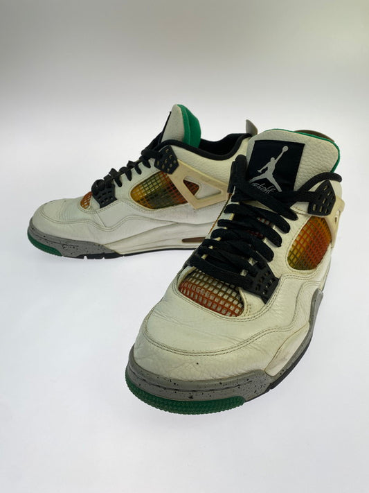 【中古品】【メンズ】 NIKE ナイキ WOMEN’S AIR JORDAN 4 AQ9129-100 ウィメンズ エア ジョーダン フォー 靴 シューズ スニーカー SNEAKER 160-260422-KS-15-min サイズ：28.5cm US11.5 カラー：ホワイト/ブラック-ユニバーシティレッド/ラシッド グリーン 万代Net店