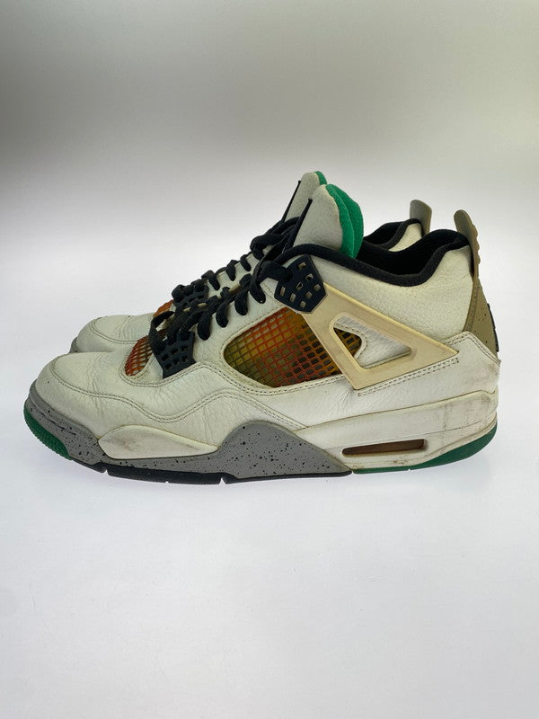 【中古品】【メンズ】 NIKE ナイキ WOMEN’S AIR JORDAN 4 AQ9129-100 ウィメンズ エア ジョーダン フォー 靴 シューズ スニーカー SNEAKER 160-260422-KS-15-min サイズ：28.5cm US11.5 カラー：ホワイト/ブラック-ユニバーシティレッド/ラシッド グリーン 万代Net店