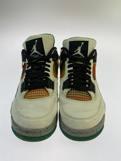 【中古品】【メンズ】 NIKE ナイキ WOMEN’S AIR JORDAN 4 AQ9129-100 ウィメンズ エア ジョーダン フォー 靴 シューズ スニーカー SNEAKER 160-260422-KS-15-min サイズ：28.5cm US11.5 カラー：ホワイト/ブラック-ユニバーシティレッド/ラシッド グリーン 万代Net店