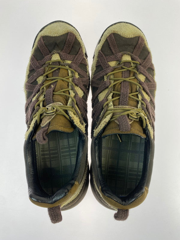 【中古品】【メンズ】 FLOWER MOUNTAIN フラワーマウンテン IWANO2 NICHOLAS DALEY FM130001 イワノツー ニコラス デイリー 靴 シューズ スニーカー SNEAKER 162-260422-KS-26-min サイズ：28cm US10.5 カラー：グリーン/ブラウン 万代Net店