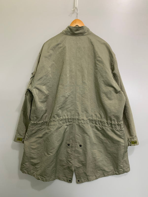 【中古品】【メンズ】 BAL バル 21AW MICROFIBER FISHTAIL COAT BAL-1977 2021年秋冬 マイクロファイバー フィッシュテール コート メンズ アウター 144-260421-KS-15-min サイズ：L カラー：グリーンカーキ 万代Net店