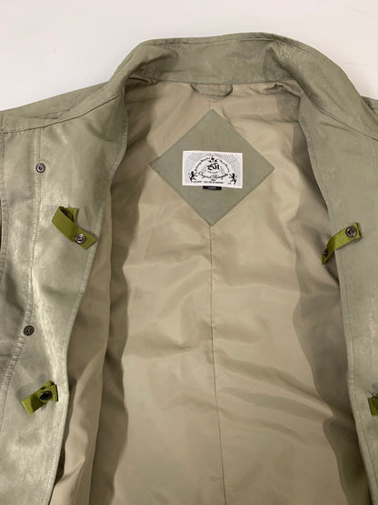 【中古品】【メンズ】 BAL バル 21AW MICROFIBER FISHTAIL COAT BAL-1977 2021年秋冬 マイクロファイバー フィッシュテール コート メンズ アウター 144-260421-KS-15-min サイズ：L カラー：グリーンカーキ 万代Net店
