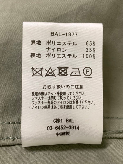 【中古品】【メンズ】 BAL バル 21AW MICROFIBER FISHTAIL COAT BAL-1977 2021年秋冬 マイクロファイバー フィッシュテール コート メンズ アウター 144-260421-KS-15-min サイズ：L カラー：グリーンカーキ 万代Net店