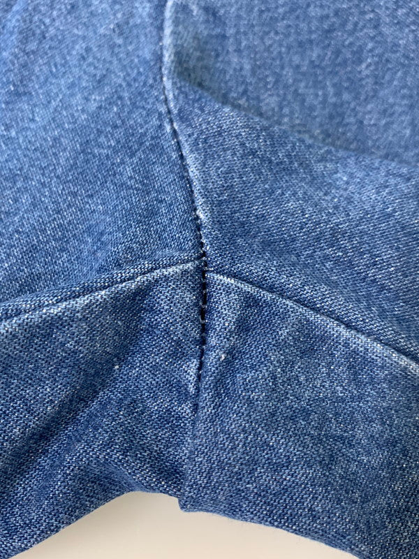 【中古品】【メンズ】 HAGGAR ハガー 90’s DENIM SLACKS 90年代 デニムスラックス ボトムス 157-260425-SH-05-min サイズ：32×32 カラー：インディゴ 万代Net店