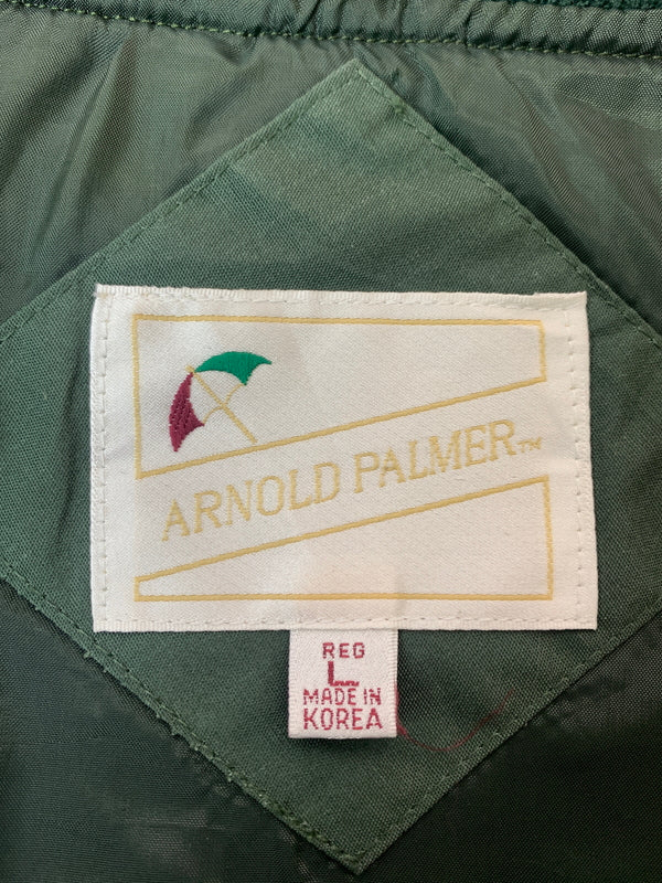 【中古品】【メンズ】 ARNOLD PALMER アーノルドパーマー 90S CUPSHOULDER JACKET 90年代 カップショルダー ジャケット アウター 146-260619-jt-26-min サイズ：L カラー：グリーン 万代Net店