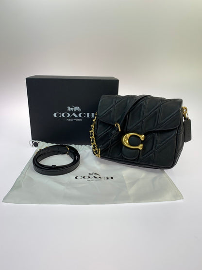 【中古品】【レディース】 COACH コーチ タイムズ スクエア タビー ショルダー バッグ・キルティング CW629 レディース カバン 鞄 180-260424-em-12-min カラー：ブラック 万代Net店