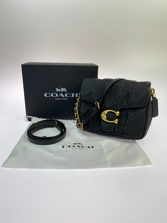 【中古品】【レディース】 COACH コーチ タイムズ スクエア タビー ショルダー バッグ・キルティング CW629 レディース カバン 鞄 180-260424-em-12-min カラー：ブラック 万代Net店