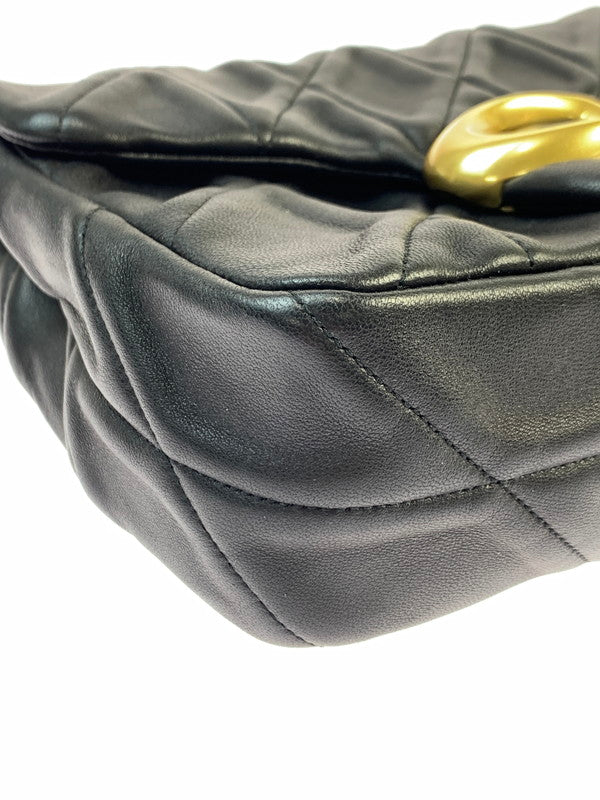 【中古品】【レディース】 COACH コーチ タイムズ スクエア タビー ショルダー バッグ・キルティング CW629 レディース カバン 鞄 180-260424-em-12-min カラー：ブラック 万代Net店