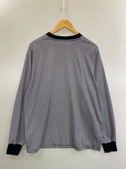 【中古品】【メンズ】 FRESHSERVICE フレッシュサービス MICRO BORDER L S TEE FSC261-70168 マイクロボーダー ロングスリーブ Tシャツ 長袖 ロンT メンズ トップス 140-260521-em-18-min サイズ：M カラー：ネイビー系（ストライプ） 万代Net店