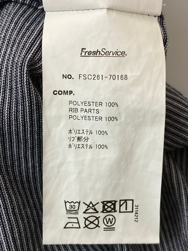 【中古品】【メンズ】 FRESHSERVICE フレッシュサービス MICRO BORDER L S TEE FSC261-70168 マイクロボーダー ロングスリーブ Tシャツ 長袖 ロンT メンズ トップス 140-260521-em-18-min サイズ：M カラー：ネイビー系（ストライプ） 万代Net店