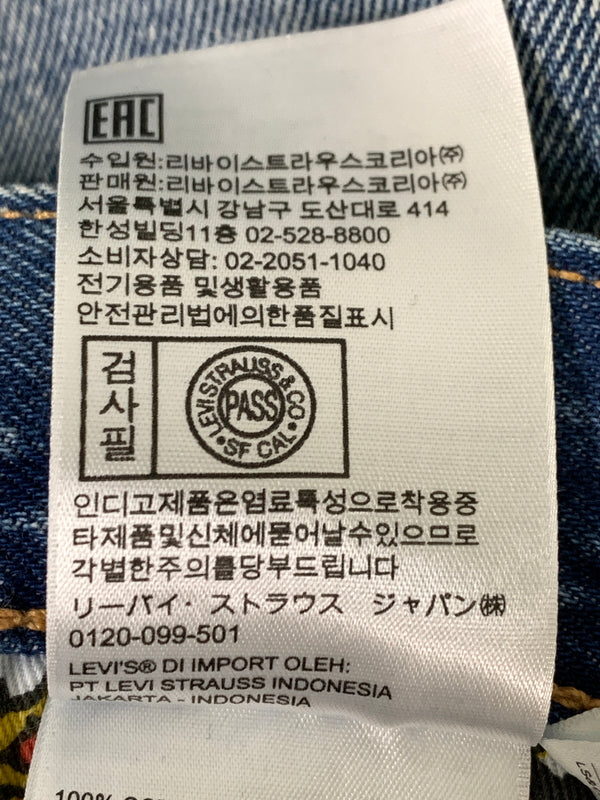 【中古品】【メンズ】 LEVI'S リーバイス × SUPER MARIO スーパーマリオ 501 DAY SELVEDGE DENIM PANT 79830-0066 501 デイ セルビッチ デニムパンツ メンズ ボトムス コラボ ジーンズ 158-260612-em-56-min サイズ：W34×L32 カラー：インディゴブルー 万代Net店