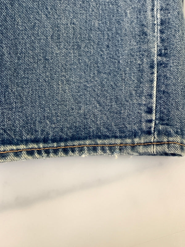 【中古品】【メンズ】 LEVI'S リーバイス × SUPER MARIO スーパーマリオ 501 DAY SELVEDGE DENIM PANT 79830-0066 501 デイ セルビッチ デニムパンツ メンズ ボトムス コラボ ジーンズ 158-260612-em-56-min サイズ：W34×L32 カラー：インディゴブルー 万代Net店