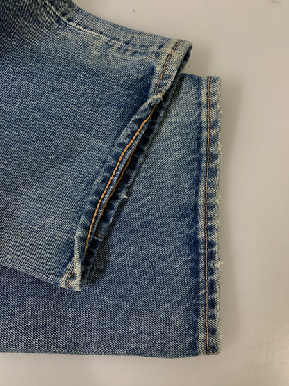 【中古品】【メンズ】 LEVI'S リーバイス × SUPER MARIO スーパーマリオ 501 DAY SELVEDGE DENIM PANT 79830-0066 501 デイ セルビッチ デニムパンツ メンズ ボトムス コラボ ジーンズ 158-260612-em-56-min サイズ：W34×L32 カラー：インディゴブルー 万代Net店
