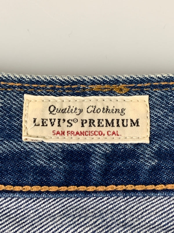 【中古品】【メンズ】 LEVI'S リーバイス × SUPER MARIO スーパーマリオ 501 DAY SELVEDGE DENIM PANT 79830-0066 501 デイ セルビッチ デニムパンツ メンズ ボトムス コラボ ジーンズ 158-260612-em-56-min サイズ：W34×L32 カラー：インディゴブルー 万代Net店