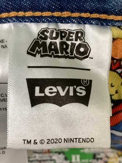 【中古品】【メンズ】 LEVI'S リーバイス × SUPER MARIO スーパーマリオ 501 DAY SELVEDGE DENIM PANT 79830-0066 501 デイ セルビッチ デニムパンツ メンズ ボトムス コラボ ジーンズ 158-260612-em-56-min サイズ：W34×L32 カラー：インディゴブルー 万代Net店