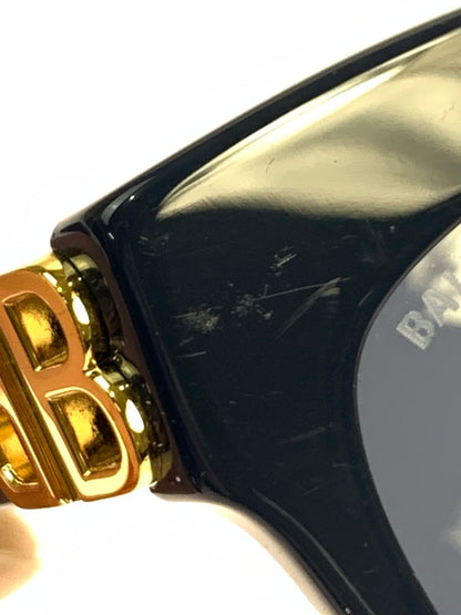 【中古品】【メンズ/レディース】 BALENCIAGA バレンシアガ SUNGLASSES GOLD BLUE BB0132S 007 サングラス 53□20-145 203-260424-em-05-min カラー：ブルー（ネイビー） 万代Net店