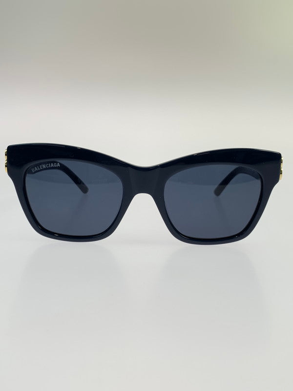 【中古品】【メンズ/レディース】 BALENCIAGA バレンシアガ SUNGLASSES GOLD BLUE BB0132S 007 サングラス 53□20-145 203-260424-em-05-min カラー：ブルー（ネイビー） 万代Net店