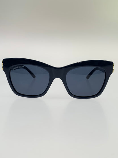【中古品】【メンズ/レディース】 BALENCIAGA バレンシアガ SUNGLASSES GOLD BLUE BB0132S 007 サングラス 53□20-145 203-260424-em-05-min カラー：ブルー（ネイビー） 万代Net店