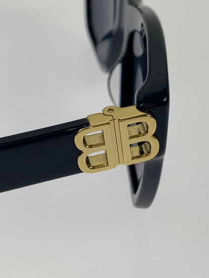 【中古品】【メンズ/レディース】 BALENCIAGA バレンシアガ SUNGLASSES GOLD BLUE BB0132S 007 サングラス 53□20-145 203-260424-em-05-min カラー：ブルー（ネイビー） 万代Net店