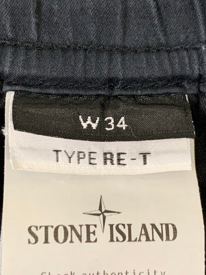 【中古品】【メンズ】 STONE ISLAND ストーンアイランド 771531314 ガーメントダイ コットンウール ストレッチ サテン カーゴパンツ ボトムス 152-260424-jt-31-min サイズ：W34 カラー：ネイビー 万代Net店