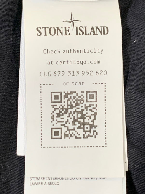 【中古品】【メンズ】 STONE ISLAND ストーンアイランド 771531314 ガーメントダイ コットンウール ストレッチ サテン カーゴパンツ ボトムス 152-260424-jt-31-min サイズ：W34 カラー：ネイビー 万代Net店