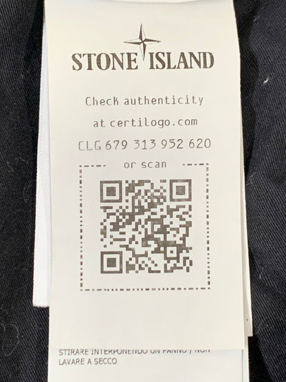 【中古品】【メンズ】 STONE ISLAND ストーンアイランド 771531314 ガーメントダイ コットンウール ストレッチ サテン カーゴパンツ ボトムス 152-260424-jt-31-min サイズ：W34 カラー：ネイビー 万代Net店