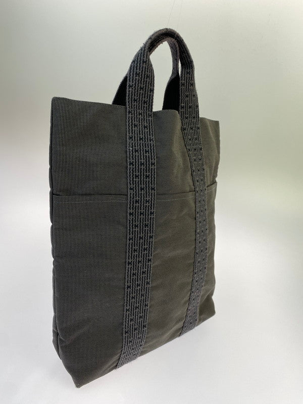 【中古品】【メンズ/レディース】 HERMES エルメス エールライン カバス トートバッグ 180-260430-KS-24-min カラー：グレー系 万代Net店