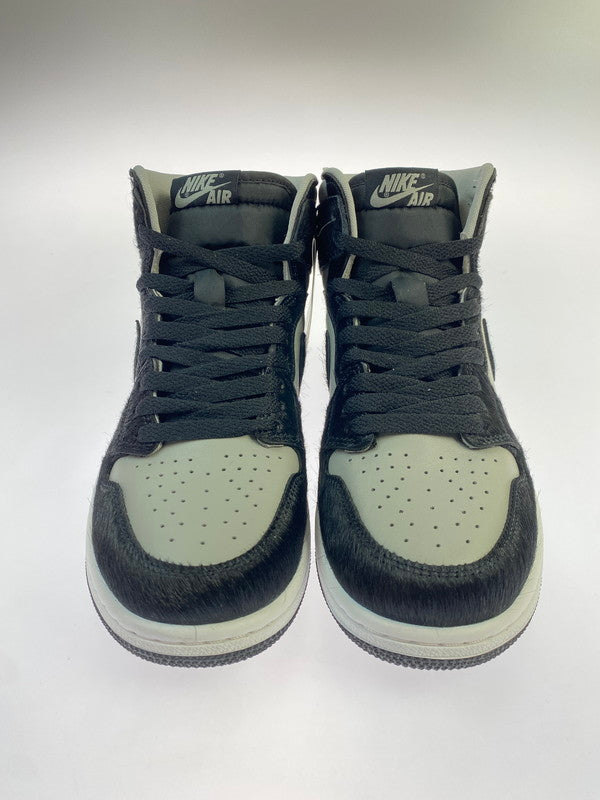 【中古美品】【レディース】 NIKE ナイキ WMS AIR JORDAN 1 RETRO HI OG DZ2523-001 ウィメンズ エア ジョーダン ワン レトロ ハイ オージー 靴 シューズ スニーカー SNEAKER 160-260422-KS-06-min サイズ：25cm US8 カラー：グレー/ブラック 万代Net店
