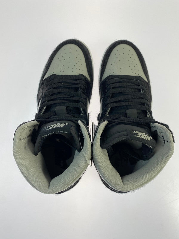 【中古美品】【レディース】 NIKE ナイキ WMS AIR JORDAN 1 RETRO HI OG DZ2523-001 ウィメンズ エア ジョーダン ワン レトロ ハイ オージー 靴 シューズ スニーカー SNEAKER 160-260422-KS-06-min サイズ：25cm US8 カラー：グレー/ブラック 万代Net店