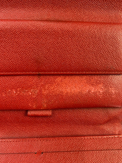 【現状渡し品】【メンズ/レディース】 LOUIS VUITTON ルイ・ヴィトン M6371E エピ ポルトトレゾール エテュイ パピエ CA0071 長財布 ロングウォレット 179-260424-em-09-min カラー：レッド 万代Net店