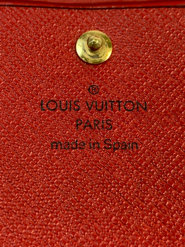 【現状渡し品】【メンズ/レディース】 LOUIS VUITTON ルイ・ヴィトン M6371E エピ ポルトトレゾール エテュイ パピエ CA0071 長財布 ロングウォレット 179-260424-em-09-min カラー：レッド 万代Net店