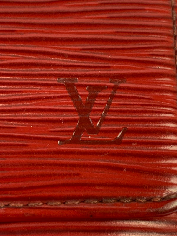 【現状渡し品】【メンズ/レディース】 LOUIS VUITTON ルイ・ヴィトン M6371E エピ ポルトトレゾール エテュイ パピエ CA0071 長財布 ロングウォレット 179-260424-em-09-min カラー：レッド 万代Net店