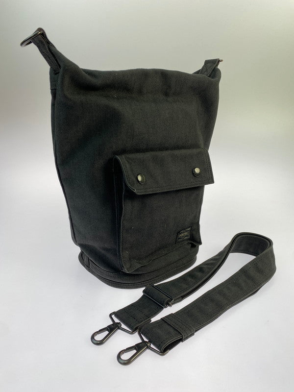 【中古品】【メンズ/レディース】 PORTER ポーター SMOKY 2WAY SHOULDER BAG スモーキー ツーウェイ ショルダーバッグ 鞄 カバン 188-260430-em-53-min カラー：ダークグレー 万代Net店